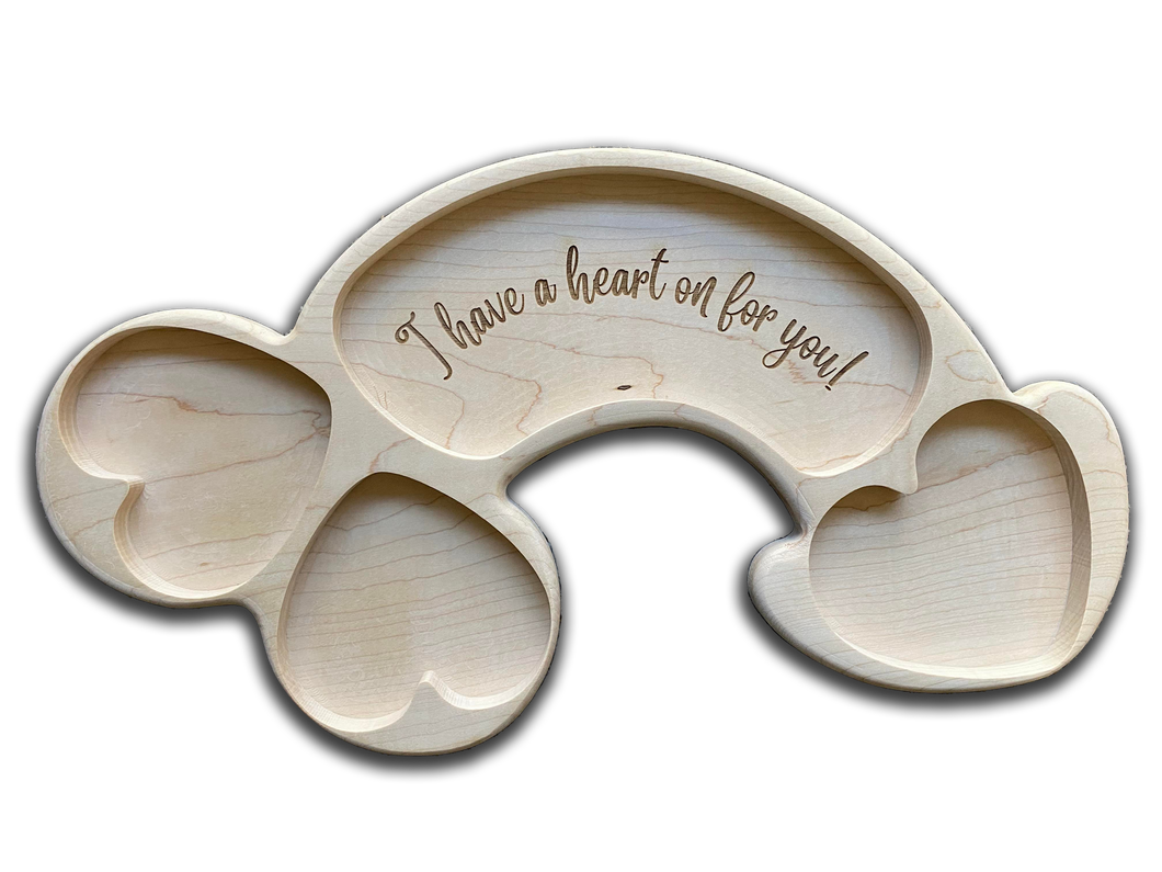 Heart-on For You Engraved Original Dick Cheese Board